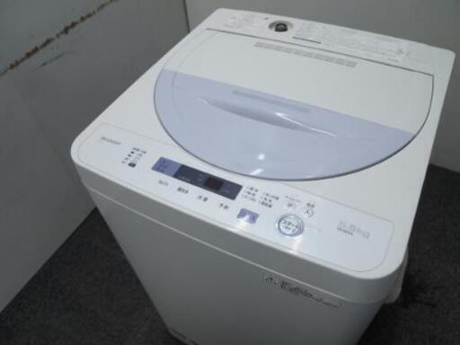SHARP シャープ 5.5kg 全自動電気洗濯機 ES-GE5A-V 2017年製