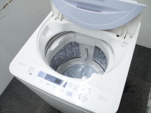 SHARP シャープ 5.5kg 全自動電気洗濯機 ES-GE5A-V 2017年製