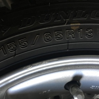 ダンロップ ＷＭ01 良品！155/65R13 18年製造