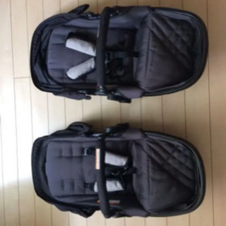 値下げ】二人乗りベビーカー ベビートレンド シット&スタンド スナップギア