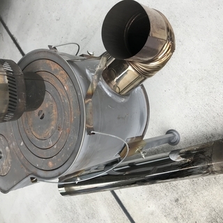 ホンマ製中古薪ストーブ格安で売ります！総額4万円以上の追加部品付き ホンマ製中古薪ストーブ格安で売ります！総額4万円以上の追加