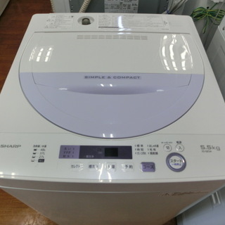 【安心6ヶ月保証】全自動洗濯機 SHARP ES-GE5A 5....