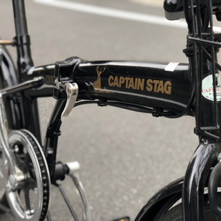 折りたたみ自転車 ほぼ新品！CAPTAIN STAG 20インチ折り畳み 6段変速