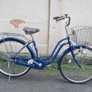 青い自転車！