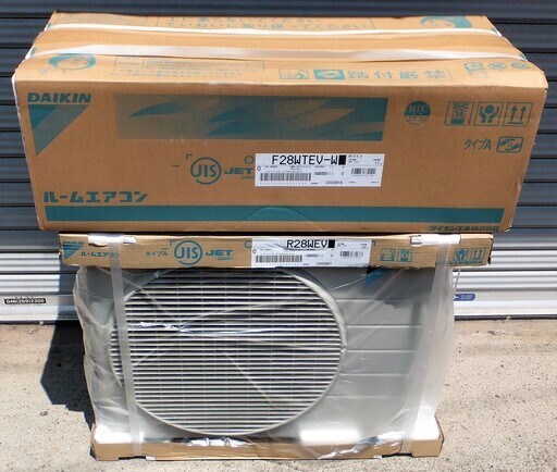 ☆ダイキン DAIKIN S28WTEV-W (F28WTEV-W+R28WEV) 冷暖房ルームエアコン◆暑い日を快適に