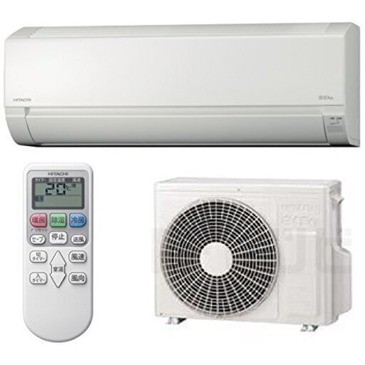 ☆日立アプライアンス HITACHI RAS-AJ22H 白くまくん 冷暖房ルームエアコン◆イオンミスト運転機能搭載