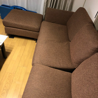 ３人がけソファ＋オットマン  東京インテリア