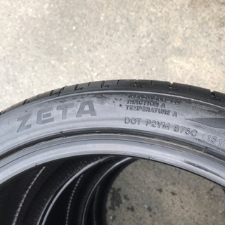 ZETA ALVENTI 2017年製 バリ山 275/35zr19美品 3本 管理番号71409