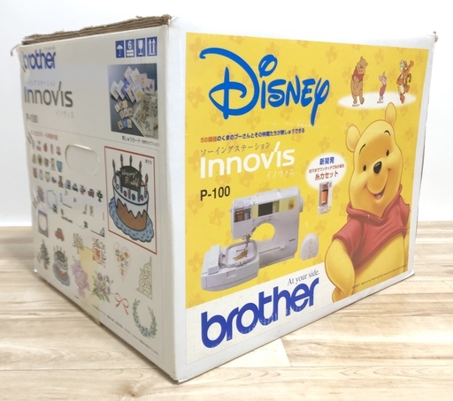【発送可】本体美品 Brother ミシン イノヴィス P-100 ディズニー