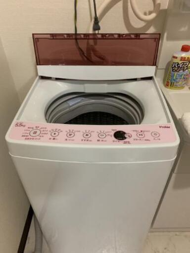 ハイアール　5.5㎏洗濯機　3ヶ月使用　7/25まで限定