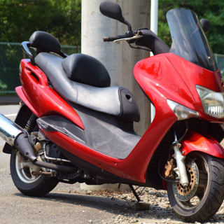 ☆マジェスティ125FI☆外装新品☆キャンディーロージーレッド☆フル