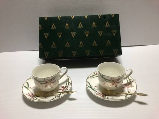 新品ジョバンニ　バレンチノ　カップ＆ソーサー　コーヒーカップセット　ITALY