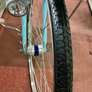 美中古車ブリヂストンCITINO 26インチシティサイクル 自転車 パステルブルー 防犯登録OK 香川県さぬき市
