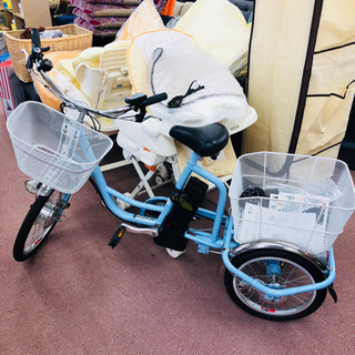 ピカピカです！使用2回！ミムゴ 電動アシスト3輪自転車 アシらく...