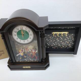 未使用品choral コーラル Woody Life レトロ キーケース付 ピエロ 日本製japan置き時計クロックウッディ ライフ Yk28 大町の時計 置時計 の中古あげます 譲ります ジモティーで不用品の処分