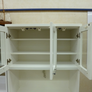 レンジボード 幅88×奥行41×高さ180cm キッチンボード キッチン収納 