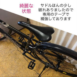 クロスバイク 自転車 21変速 メリダ crossway50 黒色 仕上がりました