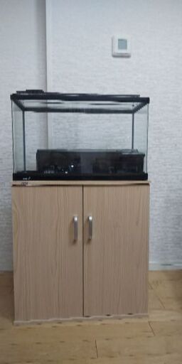 60センチ水槽 水槽台 フィルター LEDセット