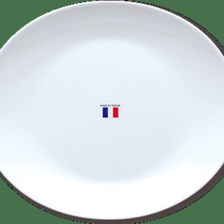 【強化ガラス製食器（全面物理強化）】ヤマザキパン白いお皿シリーズ