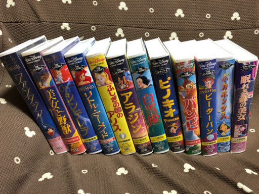 ビデオ Vhs ディズニー名作12本 ディズニー短編4本 ワーナー3本 キャスパー1本 未発売ポケモン1本 いもぽてこ 稲城のその他の中古あげます 譲ります ジモティーで不用品の処分