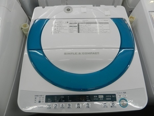 ☆美品☆ 2015年製 シャープ 洗濯機 7kg　ｊ7