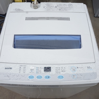 2011年製　全自動洗濯機　SANYO　ASW-60D　