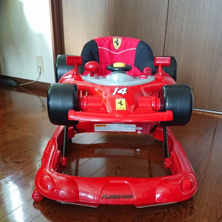 美品 フェラーリ ベビー歩行器 赤ちゃん 車 かっこいい おもちゃ 子ども用品