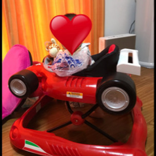 美品 フェラーリ ベビー歩行器 赤ちゃん 車 かっこいい おもちゃ 子ども用品