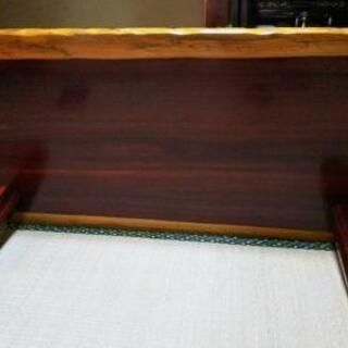 紫檀 一枚板 座卓 テーブル ちゃぶ台 ローテーブル アンティーク