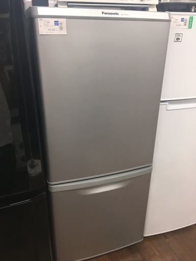 パナソニック 2ドア冷蔵庫 2017年製 NR-B149W-S