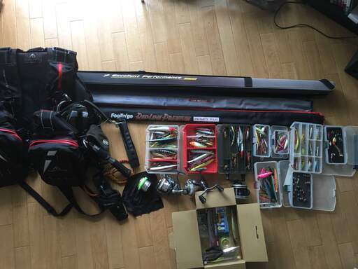 【引取限定】ルアーフィッシングセット APIA AD DAIWA シーバス ライトタックル