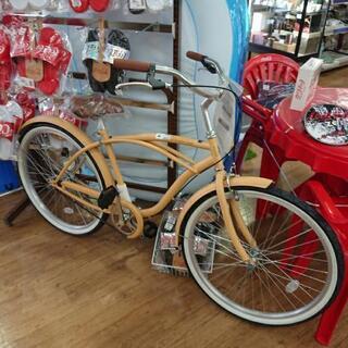 ビーチクルーザー 新品 26インチ 自転車