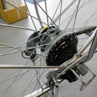 PayPay可 手稲リサイクル 27インチ DCM BRAND PRATICO 自転車 ママチャリ カゴ付き 6段変速　 ￥15,800-