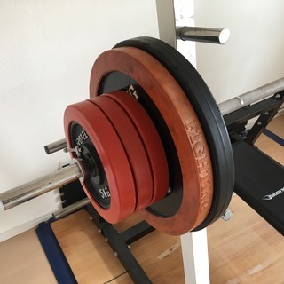 【お譲りする方決まりました！】バーベル、プレート フラットベンチセット　ベンチプレス　筋トレ