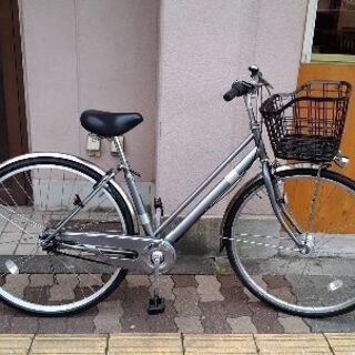 STANDARD TOWN BICYCLE 27吋タウンサイクル 内装3段/LEDオート/グレー