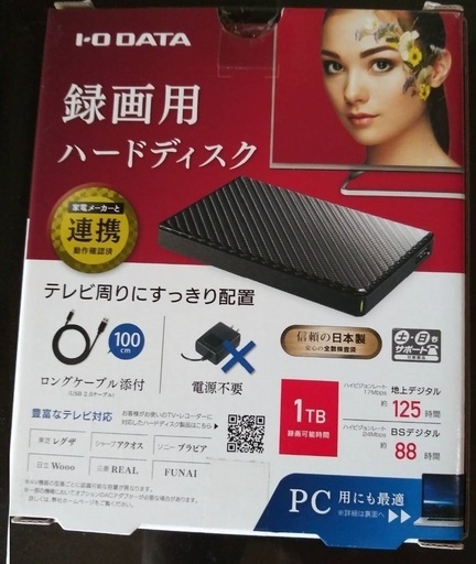 録画用ハードディスク　１ＴＢ