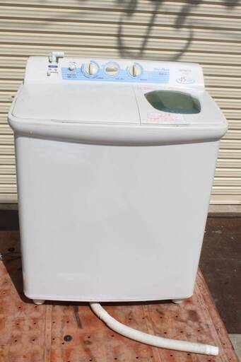 日立 二槽式洗濯機 4.5kg つけおきタイマー プラスチック槽　中古