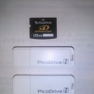 中古 fujifilm p card 128MB USBメモリ2...