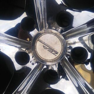 5本セットです！19インチメッキアルミホイール！5穴 PCD114