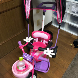 ミニーちゃん 三輪車 美品