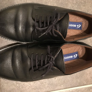 ムーンスターの革靴 黒 24cm
