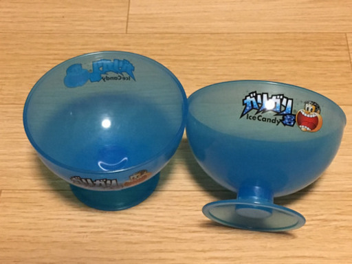 かき氷 カップ２個セット ガリガリ君 Monchu 天王寺の子供用品の中古あげます 譲ります ジモティーで不用品の処分