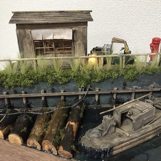 1/32 ミゼットが懐かしい昭和の風景ジオラマ