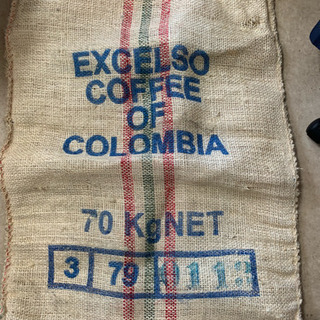 コロンビアコーヒーの袋