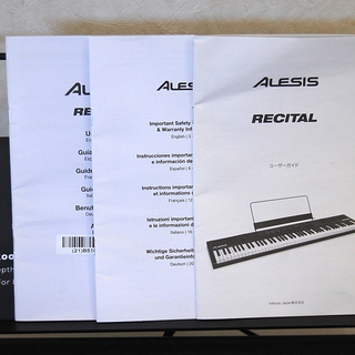 ALESIS RECITAL 電子ピアノ 88鍵盤 セミウェイト 電源アダプタ ALESIS RECITAL 電子ピアノ 88鍵盤 セミウェイト 電源アダプタ