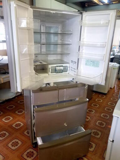 HITACHI 日立 6ドア 冷凍冷蔵庫 R-SF50XM 501L 自動製氷 2008年製