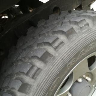 ジムニー　jb23 4型にて使用していたホイールとタイヤのセット
