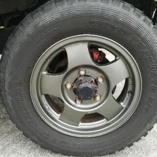 ジムニー　jb23 4型にて使用していたホイールとタイヤのセット