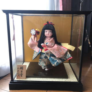 日本人形 ガラスケース付き