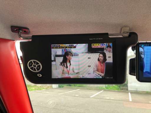 サンバイザーモニター 12.2インチ 左右セット サンバイザーモニター 12.2インチ 分配器 セット 左右セット ブラック